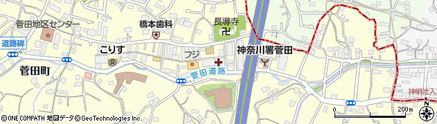 神奈川県横浜市神奈川区菅田町1804周辺の地図