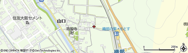 岐阜県本巣市山口周辺の地図