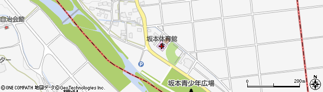 愛川町坂本体育館周辺の地図