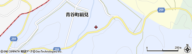 鳥取県鳥取市青谷町絹見145周辺の地図