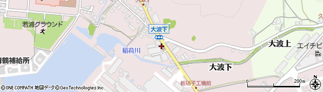 大浦鮮魚店周辺の地図