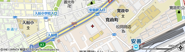 高瀬物産株式会社　横浜支店周辺の地図