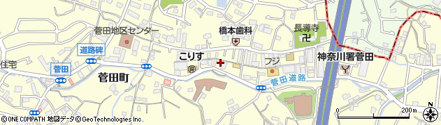 神奈川県横浜市神奈川区菅田町1771周辺の地図