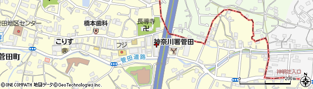 ペットケアサポートサービス紡ぐ新横浜周辺の地図