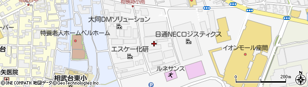神奈川県座間市広野台周辺の地図