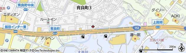 Ａ飯田市　金庫のトラブル対応２４Ｘ３６５安心受付センター周辺の地図