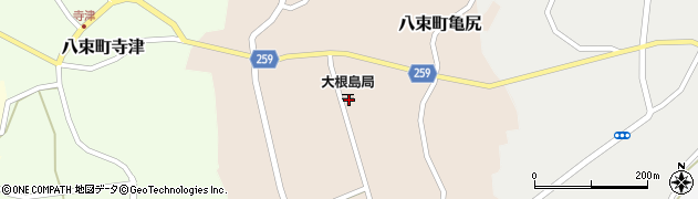 大根島郵便局 ＡＴＭ周辺の地図