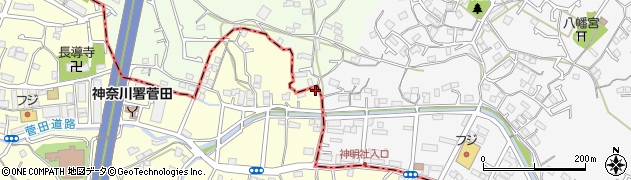 神奈川県横浜市神奈川区菅田町2475周辺の地図