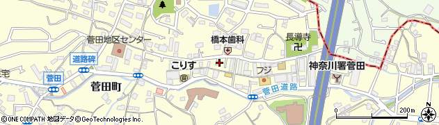神奈川県横浜市神奈川区菅田町1774周辺の地図