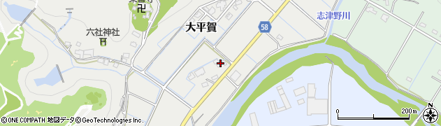 岐阜県加茂郡富加町大平賀1388周辺の地図