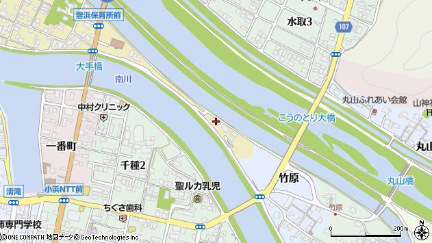 〒917-0095 福井県小浜市城内の地図