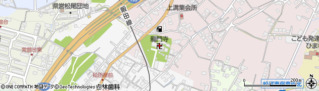 龍門寺周辺の地図
