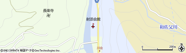 香美町立　射添地区公民館周辺の地図