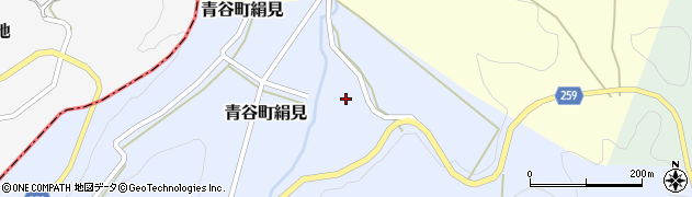 鳥取県鳥取市青谷町絹見167周辺の地図