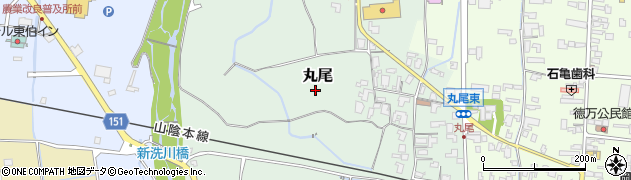 鳥取県琴浦町（東伯郡）丸尾周辺の地図