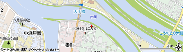 日本聖公会小浜聖ルカ教会周辺の地図