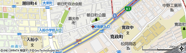 寛政鉄工株式会社周辺の地図