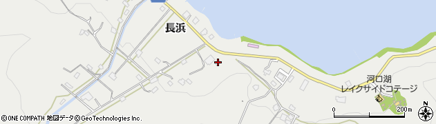 山梨県南都留郡富士河口湖町長浜1948周辺の地図
