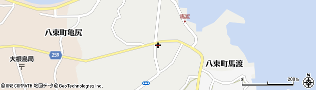 島根県松江市八束町馬渡148周辺の地図