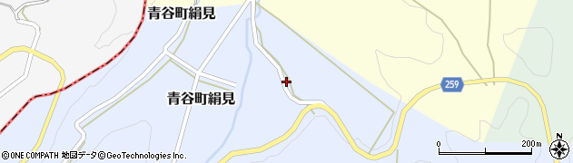 鳥取県鳥取市青谷町絹見176周辺の地図