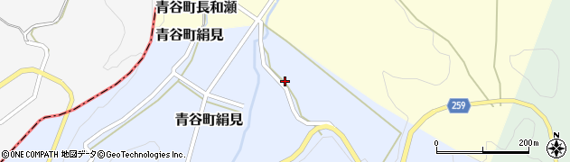 鳥取県鳥取市青谷町絹見201周辺の地図