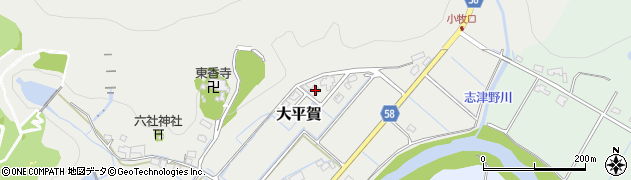岐阜県加茂郡富加町大平賀1398周辺の地図