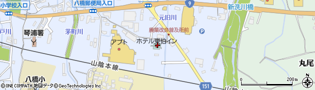 鳥取県東伯郡琴浦町八橋211周辺の地図