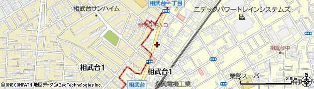 朝日生命保険相互会社　町田支社座間営業所周辺の地図