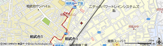 神奈川県座間市相武台1丁目22-12周辺の地図