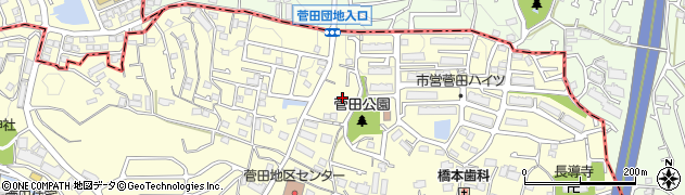 神奈川県横浜市神奈川区菅田町1534周辺の地図