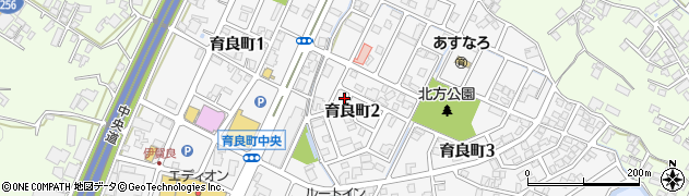 長野県飯田市育良町周辺の地図