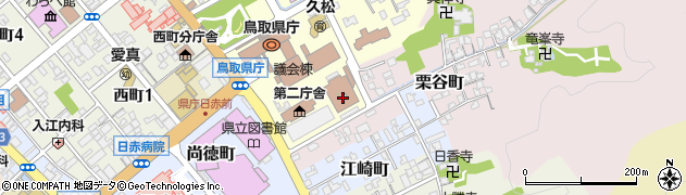 鳥取県警察本部周辺の地図