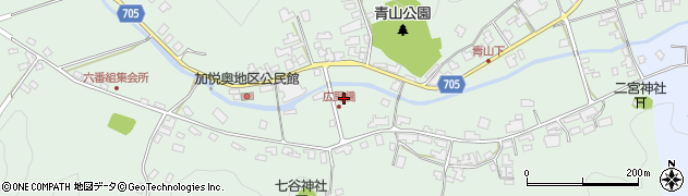 京都府与謝野町（与謝郡）加悦奥周辺の地図