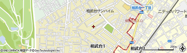 神奈川県相模原市南区相武台周辺の地図
