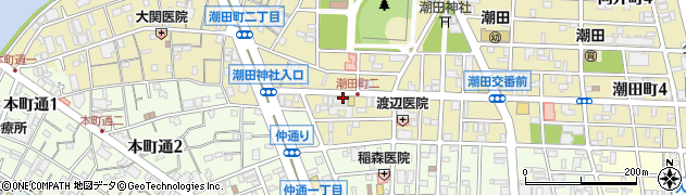 神奈川県横浜市鶴見区潮田町周辺の地図