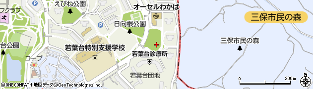 たんぽぽ公園周辺の地図