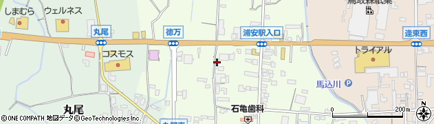 鳥取県東伯郡琴浦町徳万455周辺の地図