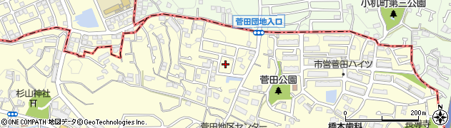 菅田利倉公園周辺の地図