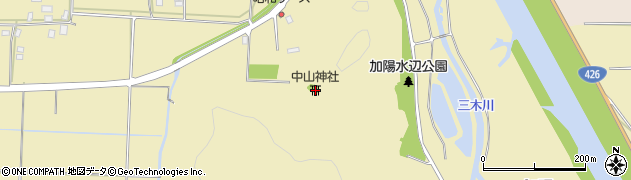 中山神社周辺の地図