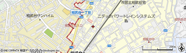 神奈川県座間市相武台1丁目22-1周辺の地図