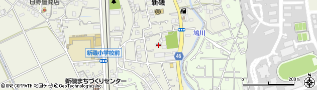 神奈川県相模原市南区磯部1156-1周辺の地図