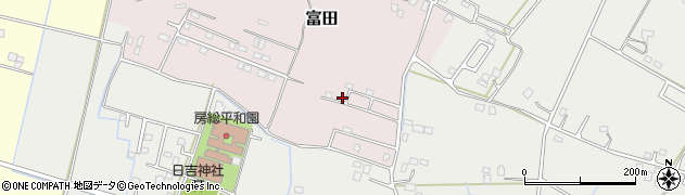 千葉県大網白里市富田2086周辺の地図