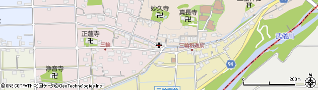 岐阜県岐阜市三輪801周辺の地図