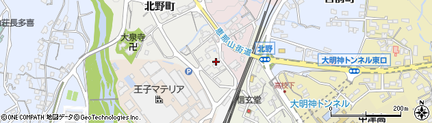 おそうじ本舗　中津川店周辺の地図
