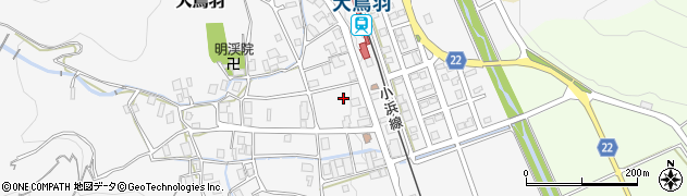 福井県若狭町（三方上中郡）大鳥羽周辺の地図
