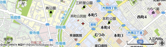 鳥取県鳥取市茶町周辺の地図