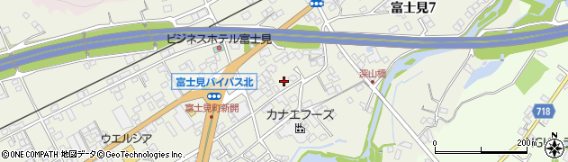 山梨県富士吉田市富士見6丁目周辺の地図