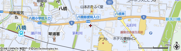 鳥取県東伯郡琴浦町八橋388周辺の地図