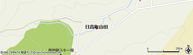 兵庫県豊岡市日高町山田周辺の地図