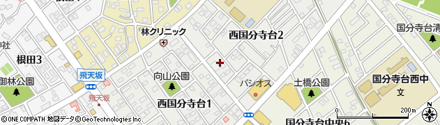 千葉県市原市西国分寺台周辺の地図